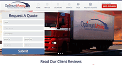 Desktop Screenshot of optimum-moving.com